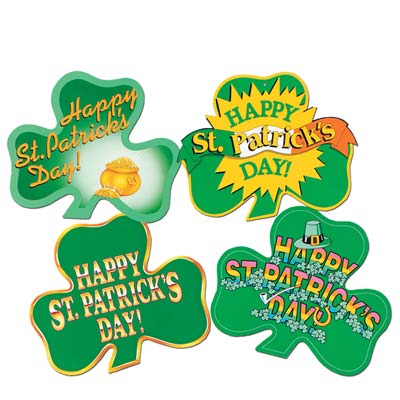 St. Patrick's Day Shamrock Cutouts