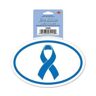 Blue Ribbon Peel and Paste Sticker