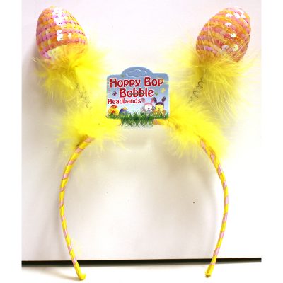 Sequin Easter Eggs Bobble Headband