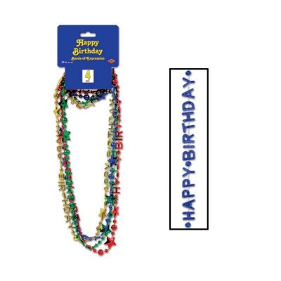 Happy Birthday Beads of Expression 4 pack