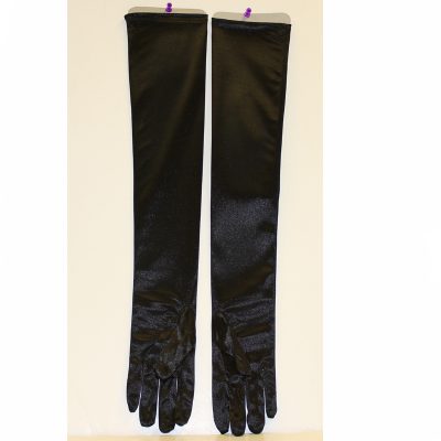 Elbow Length Satin Gloves