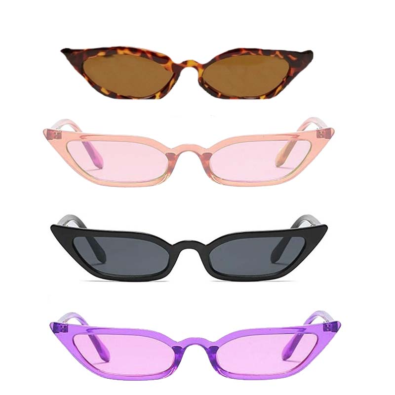 Slender Retro Appeal Bold Cat Eye Sunglasses