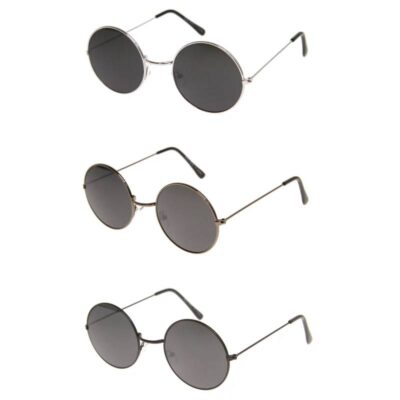 Round Mirror Lens Sunglasses