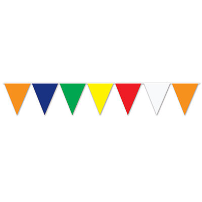 Multi Color Pennant Banner