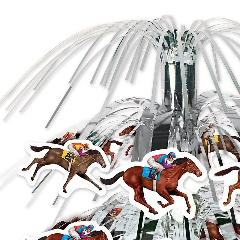 Horse Racing Mini Cascade Centerpiece