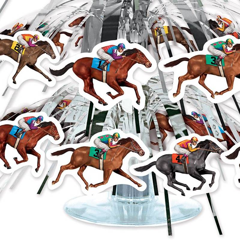 Horse Racing Mini Cascade Centerpiece