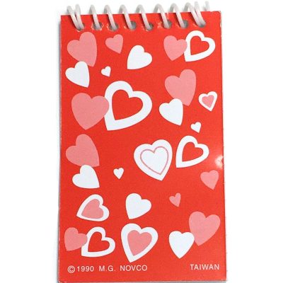 Small Party Hearts Memo Book