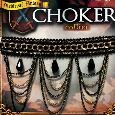 Costume Medieval Chain Bead Choker