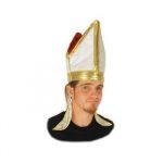 Soft Fabric Pope Hat - Miter