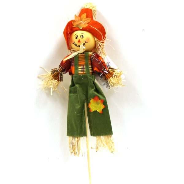 Buy Assorted Raffia Scarecrow on a Stick - Cappel's