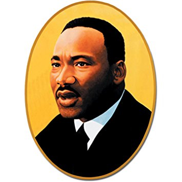 Martin Luther King Jr cardboard cutout