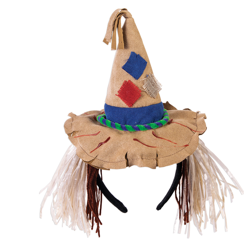 Costume Fabric Scarecrow Hat Headband