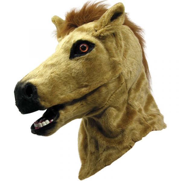 Horse Head Mask w Moving Mouth