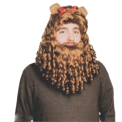 Cowardly Lion Wig and Beard