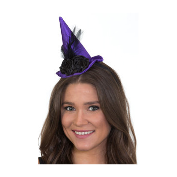 ChristmaxStore 4 Pack Halloween Witch Hats Headband Costumes for Kids