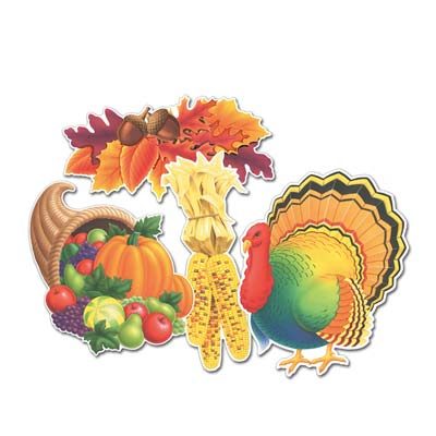 Packaged Thanksgiving Cutouts