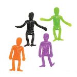 Stretchy Rubber Assorted Neon Skeletons