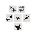 Assorted Black Spider Small Temporary Tattoos