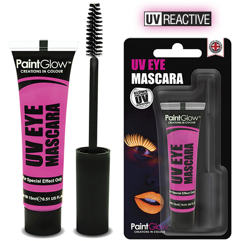 UV Blacklight Neon Mascara - Hot Pink