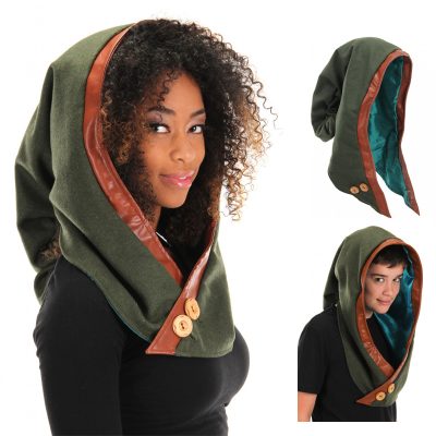 Deluxe Fabric Woodland Elf Hood
