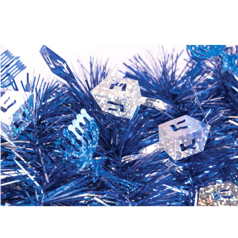 Buy 9 Feet Holographic Vinyl Hanukkah Tinsel Garland Cappel's