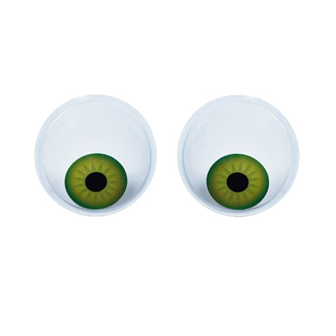 Wiggly Eyes, not sticky, Dia. 12 mm, 30 pc/ 1 pack