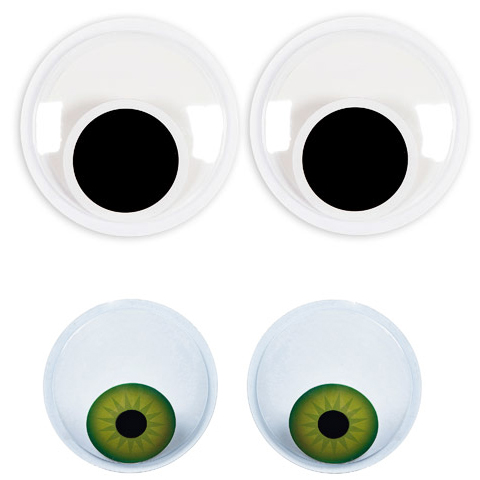 Christmas Decorations 4 Inch 3 Inch 2 Inch Wiggle Googly Eyes with