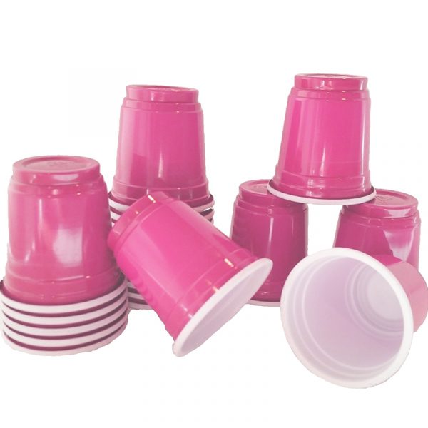 Solid Color Plastic Party Shot Cups