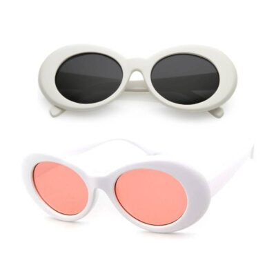 Mod Oval Plastic Frame Sunglasses