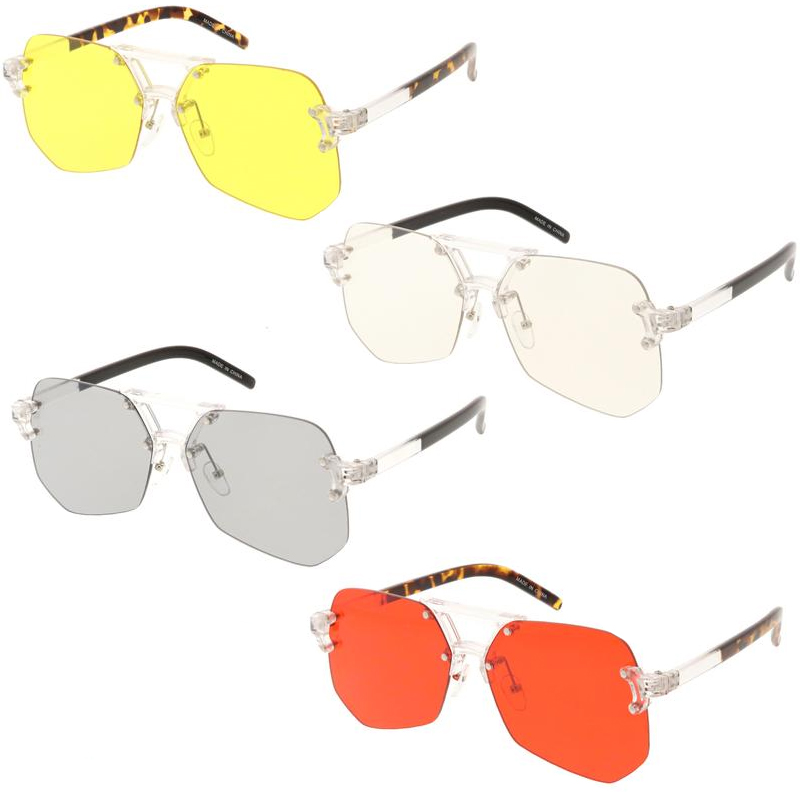 Gucci Yellow Transparent Acetate Frame Sunglasses- GG0257SA - Yoogi's Closet