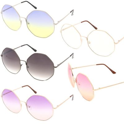 Large Round Angle Lens Sunglasses