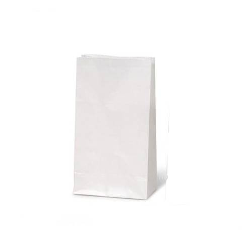 White Craft Paper Gift Bags - Luminary Bags - Available in BULK