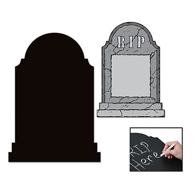Chalkboard Tombstone Cutout