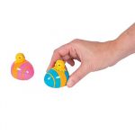 Plastic Pullback Chick In Egg Racers