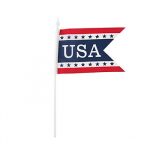 Fabric USA Pennant Shape Flag