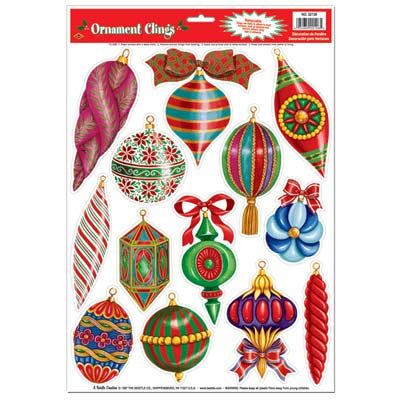 Christmas Ornament Clings