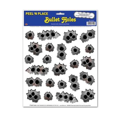 Bullet Holes Peel N Place