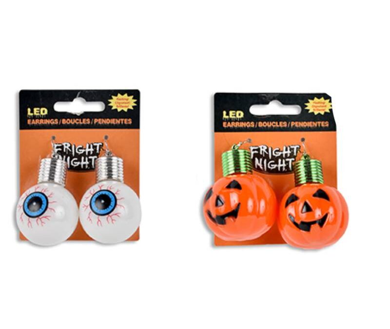 LED Light Up Halloween Earrings