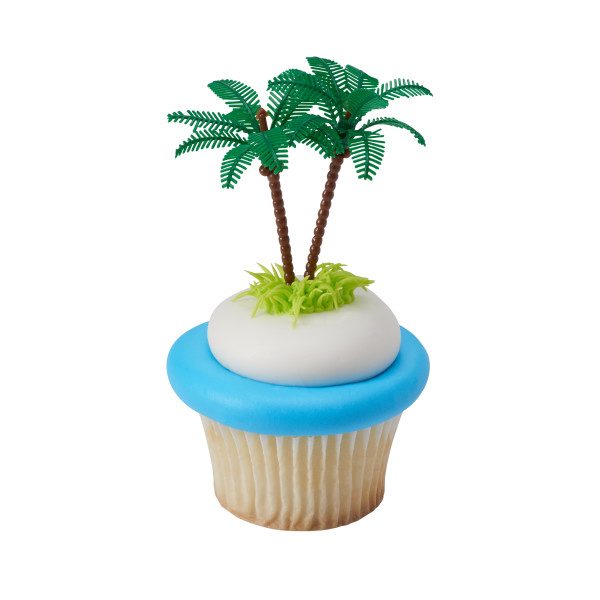 Party Plastic Double Palm Tree
