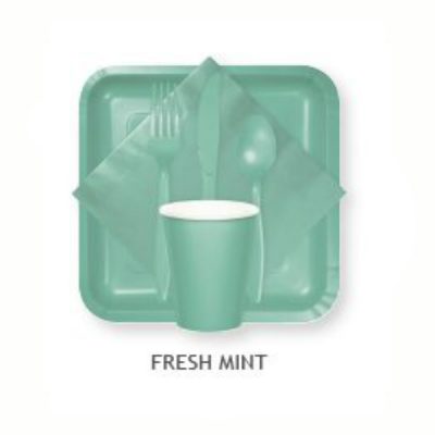 Fresh Mint Tableware Tablecovers Utensils
