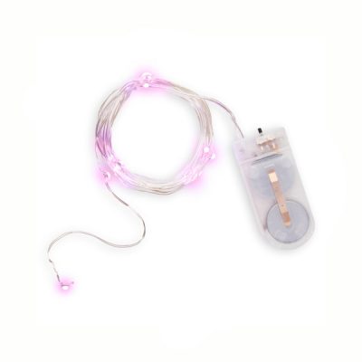 Pink Battery Operated LED Moon Lights