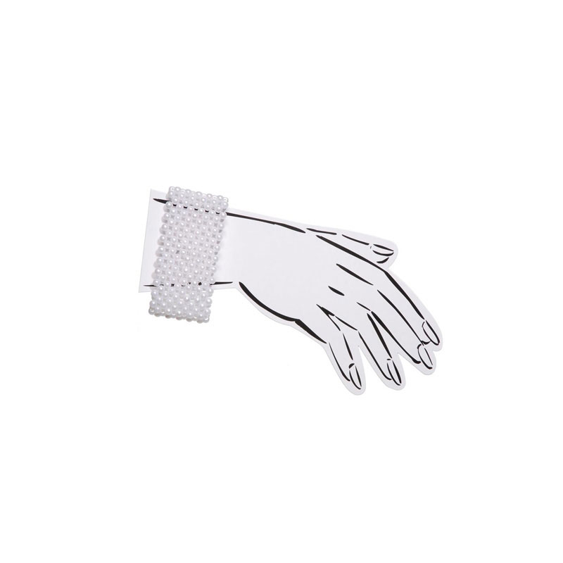 Buy Elastic White Pearl Corsage Wristlet - Cappel's