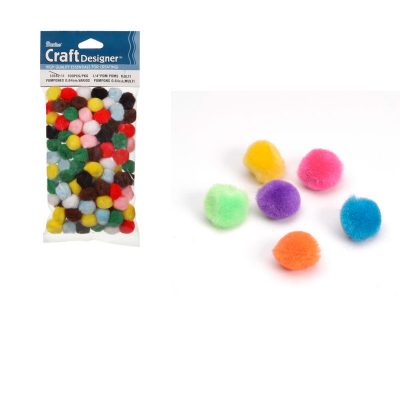 10 Millimeter Acrylic Pom Poms