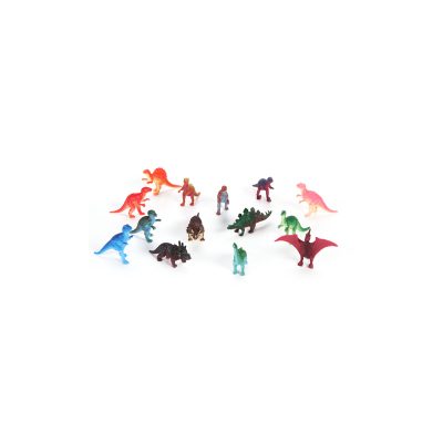 2" Deluxe Painted Assorted Plastic Dinosaurs