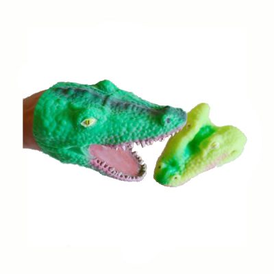 Party Deluxe Rubber Alligator Hand Puppet