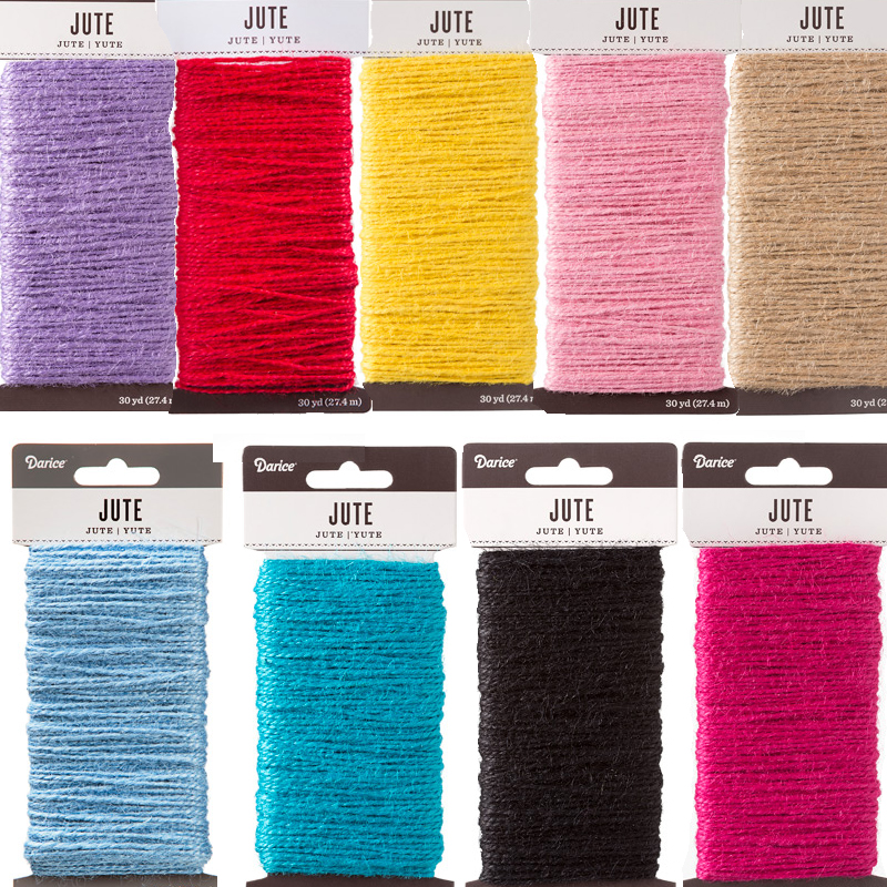 Buy Natural Dyed Jute Cording Craft String - Cappel's