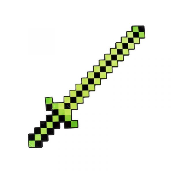 18 Inch Green Foam Minecraft Pixel Sword