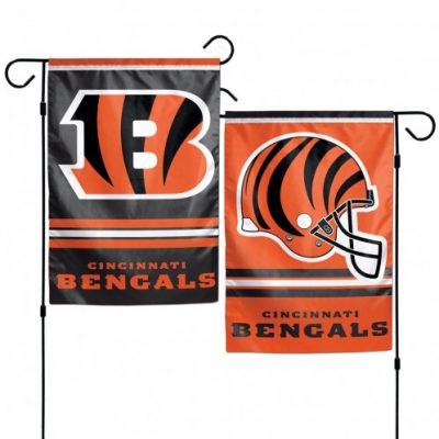 12 Inch x 18 Inch Cincinnati Bengals Fabric Garden Flag