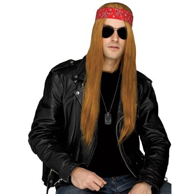 Costume Rockin 80s Long Straight Grunge Wig Axle Rose