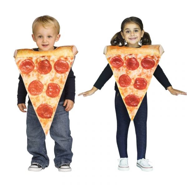Pepperoni Pizza Slice Stuffed Crust Children's Halloween Costume